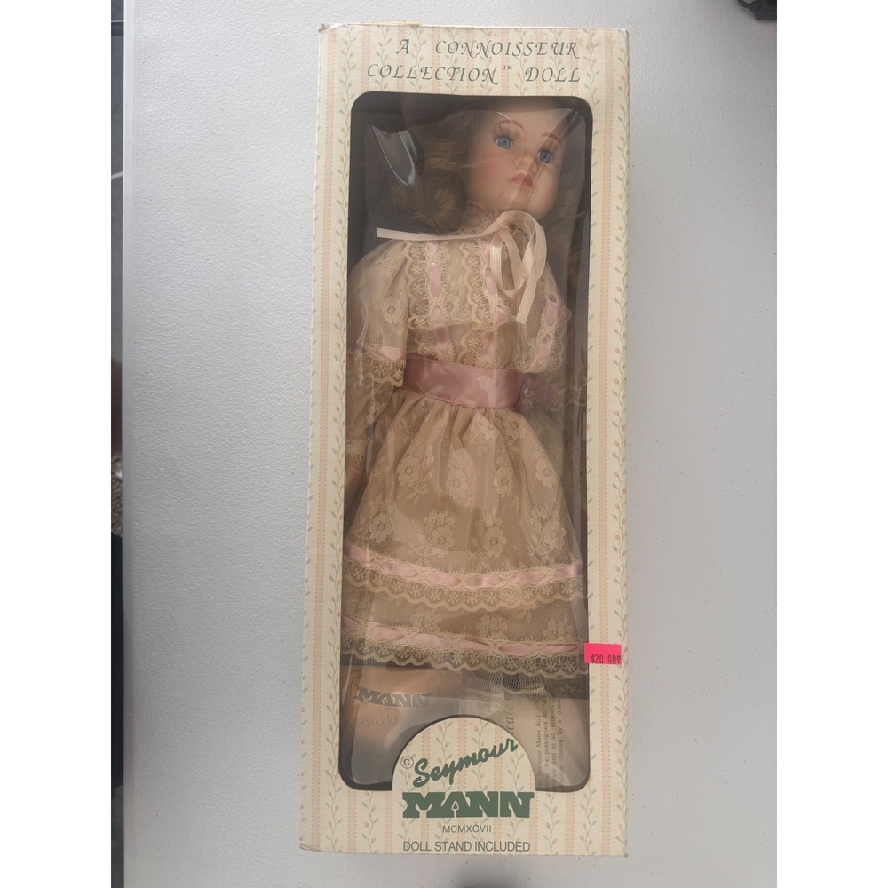 Seymour Mann Connoisseur Collection Porcelain Doll 1997 Vintage MCMXCVII NIB